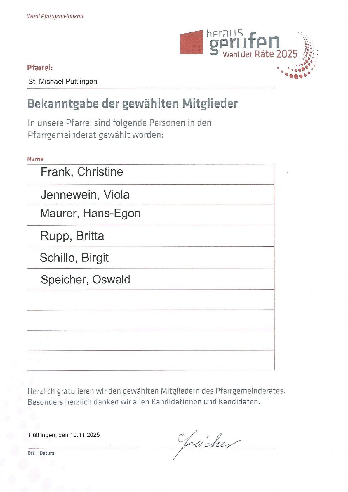 25-11-19_Bekanntgabe der gewählten Mitglieder